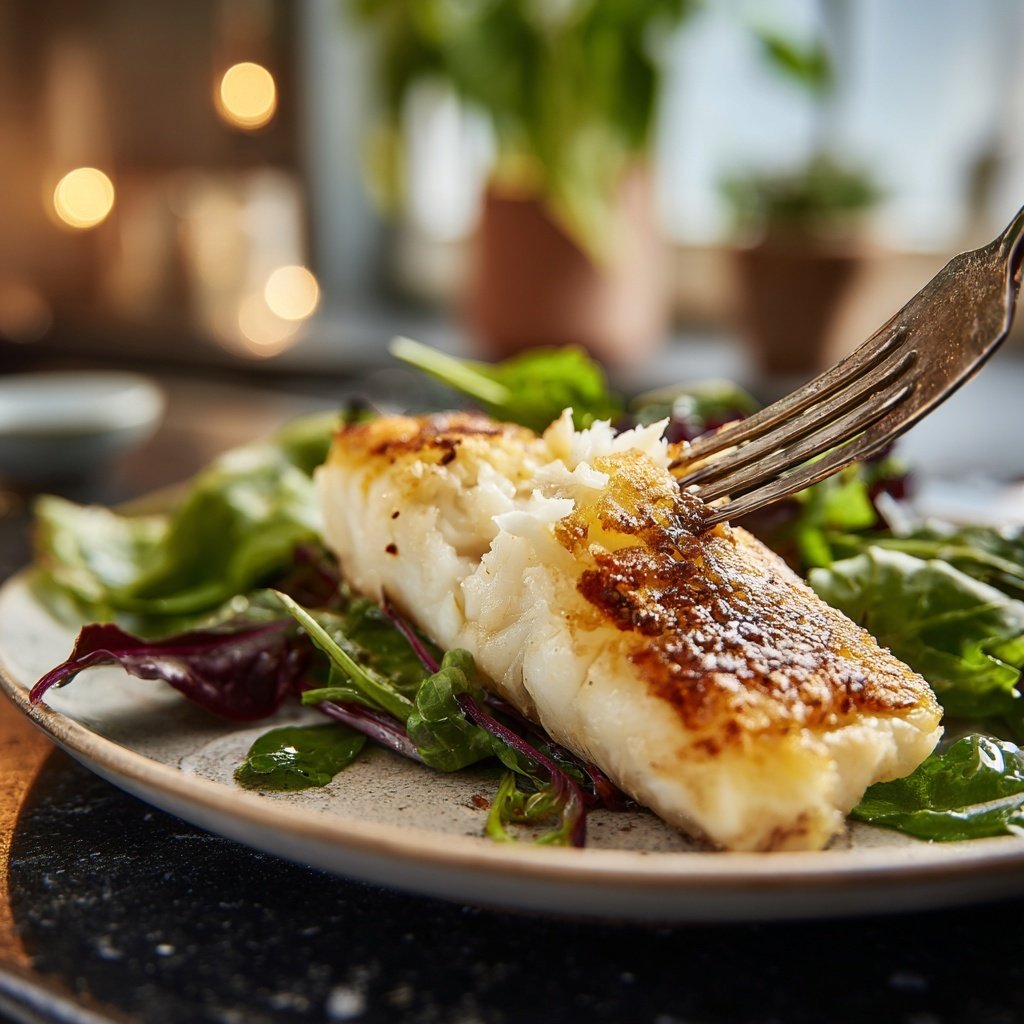 Kalorienarmes Fischgericht