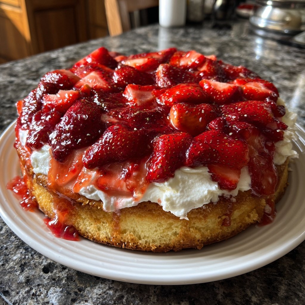 Erdbeerkuchen Mit Quarkcreme