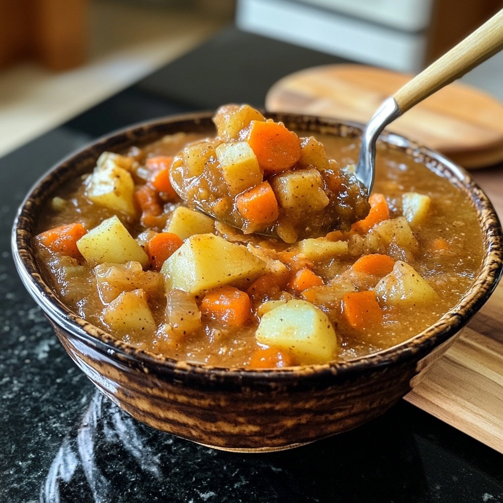 Möhren untereinander – Möhren-Kartoffeln-Eintopf