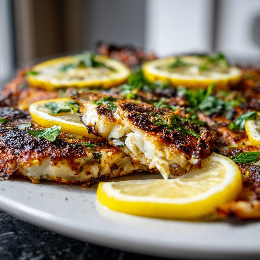 Gesund & Leicht Zitronen-Gegrillter Fisch