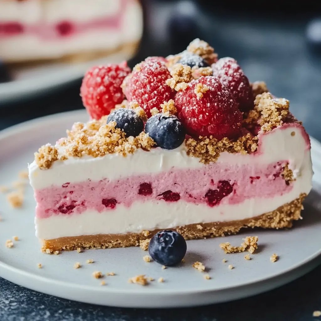 No Bake Erdbeer-Käsekuchen mit Crunch