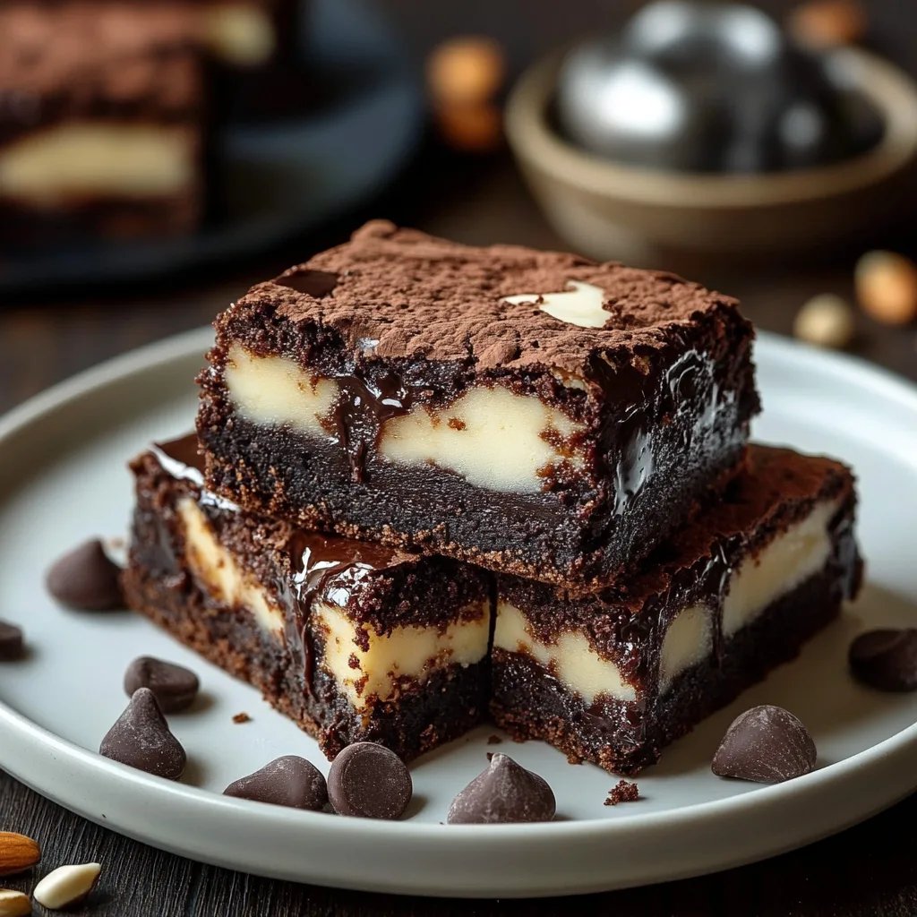 Frischkäse-Brownies