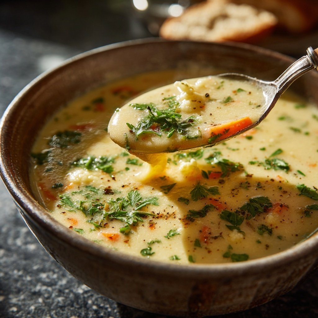 Blumenkohlsuppe cremig vegan