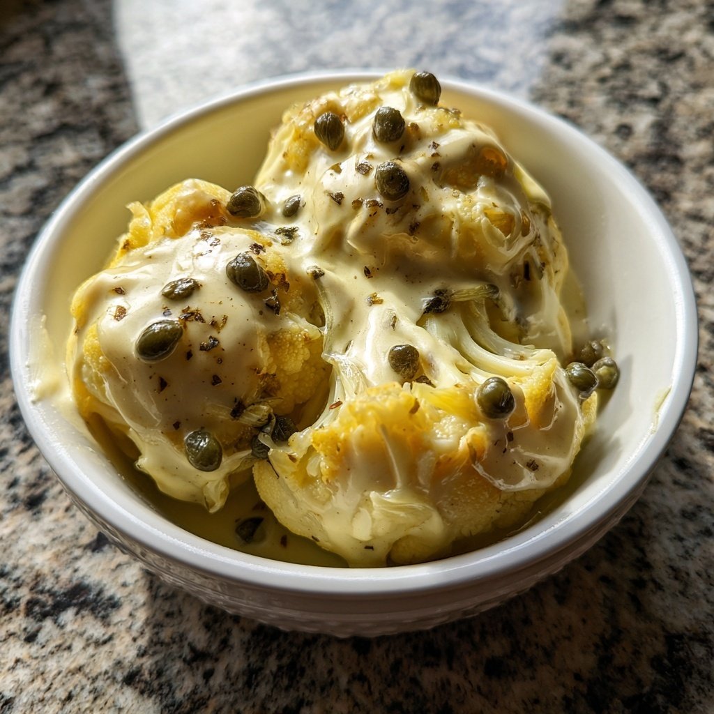 Blumenkohl mit Zitronensauce