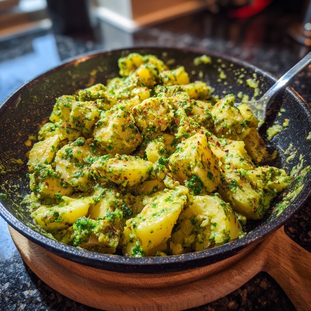 Kartoffel Brokkoli Pfanne Vegan