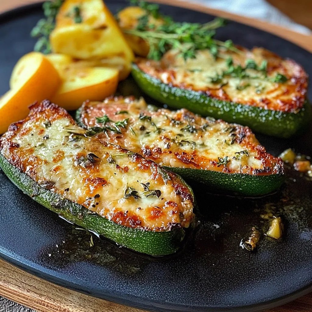 Käse-Zucchini-Steaks
