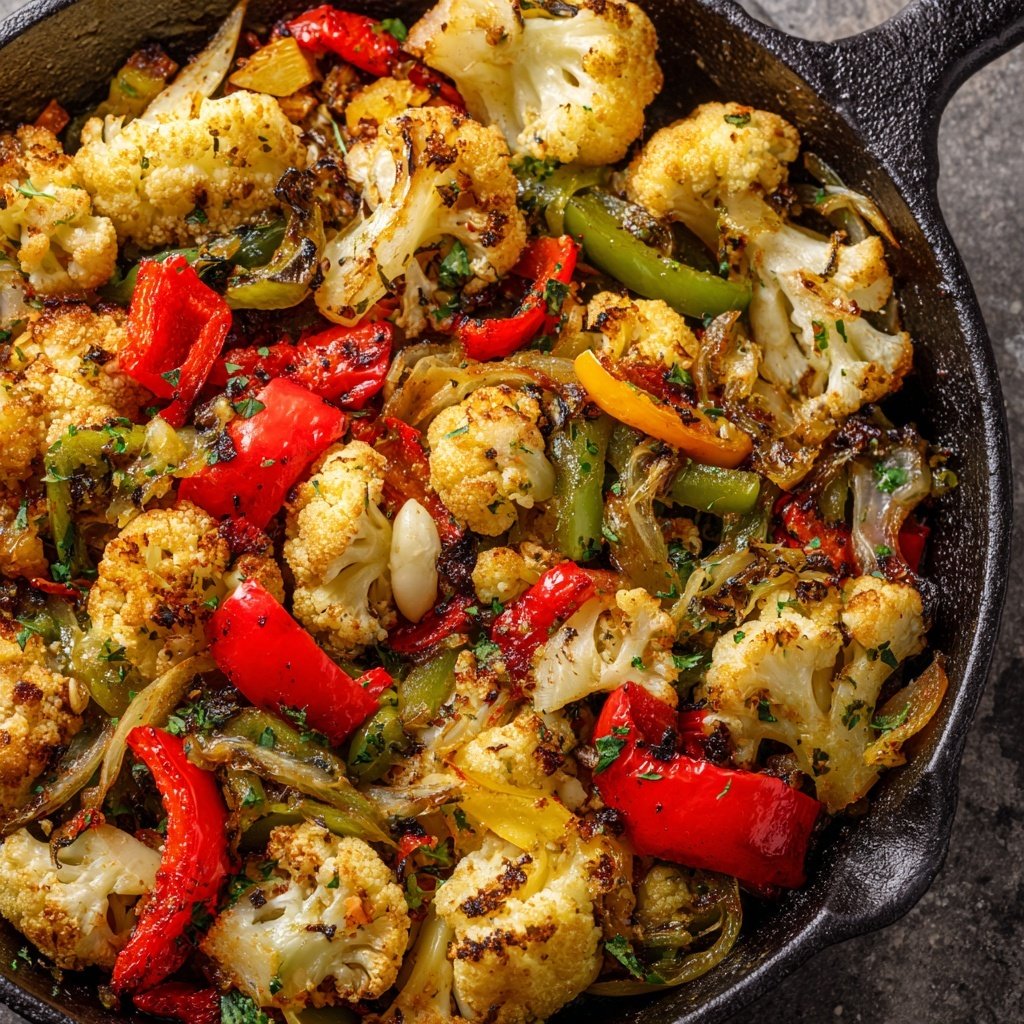 Blumenkohl Pfanne Mediterran