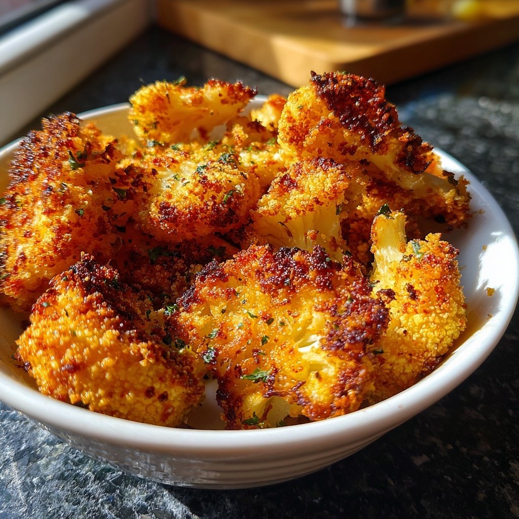 Blumenkohl paniert aus dem Ofen