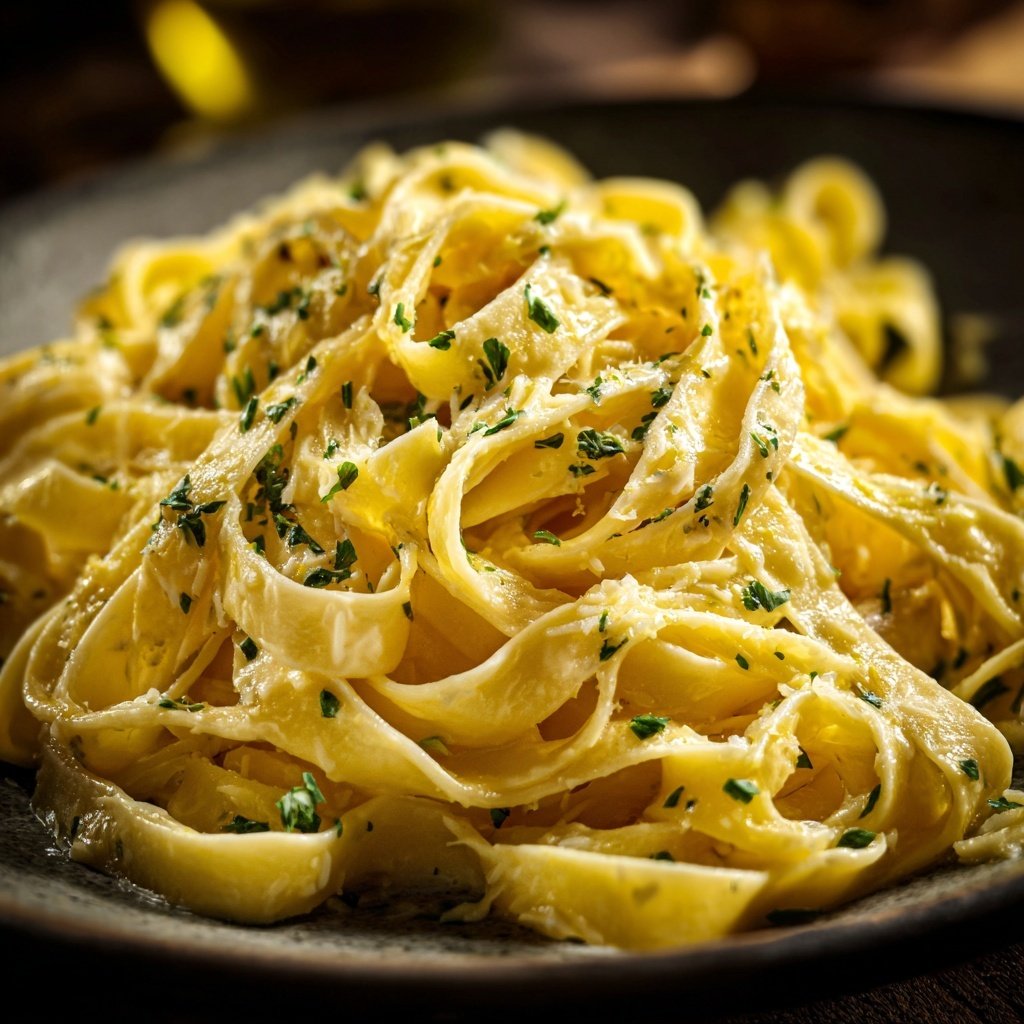 Tagliatelle mit Zitronenbutter