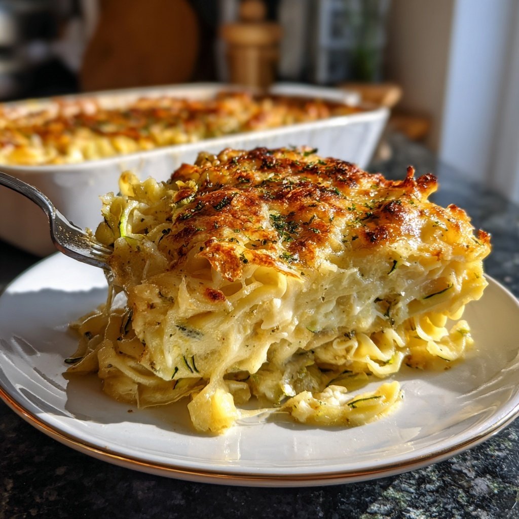 Nudelauflauf mit Zucchini