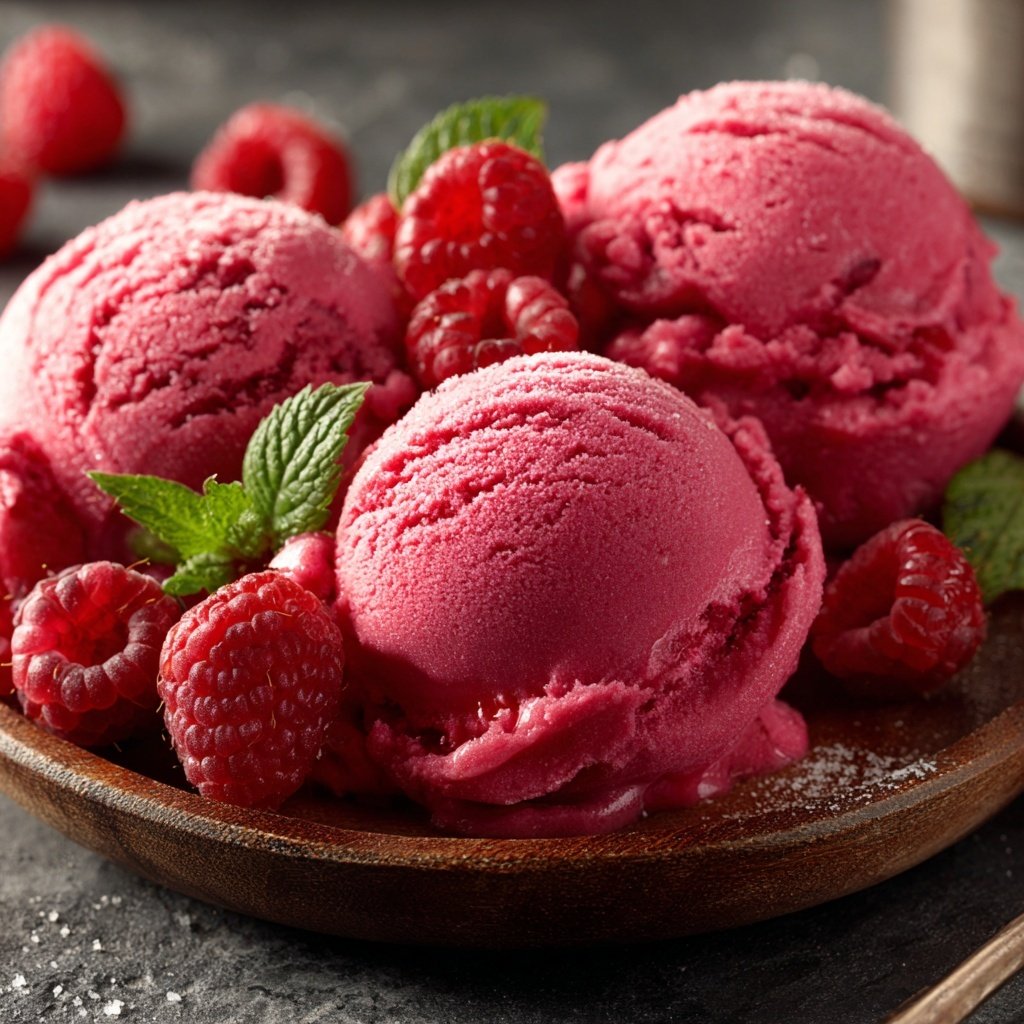 Eis Selber Machen Mit Himbeeren