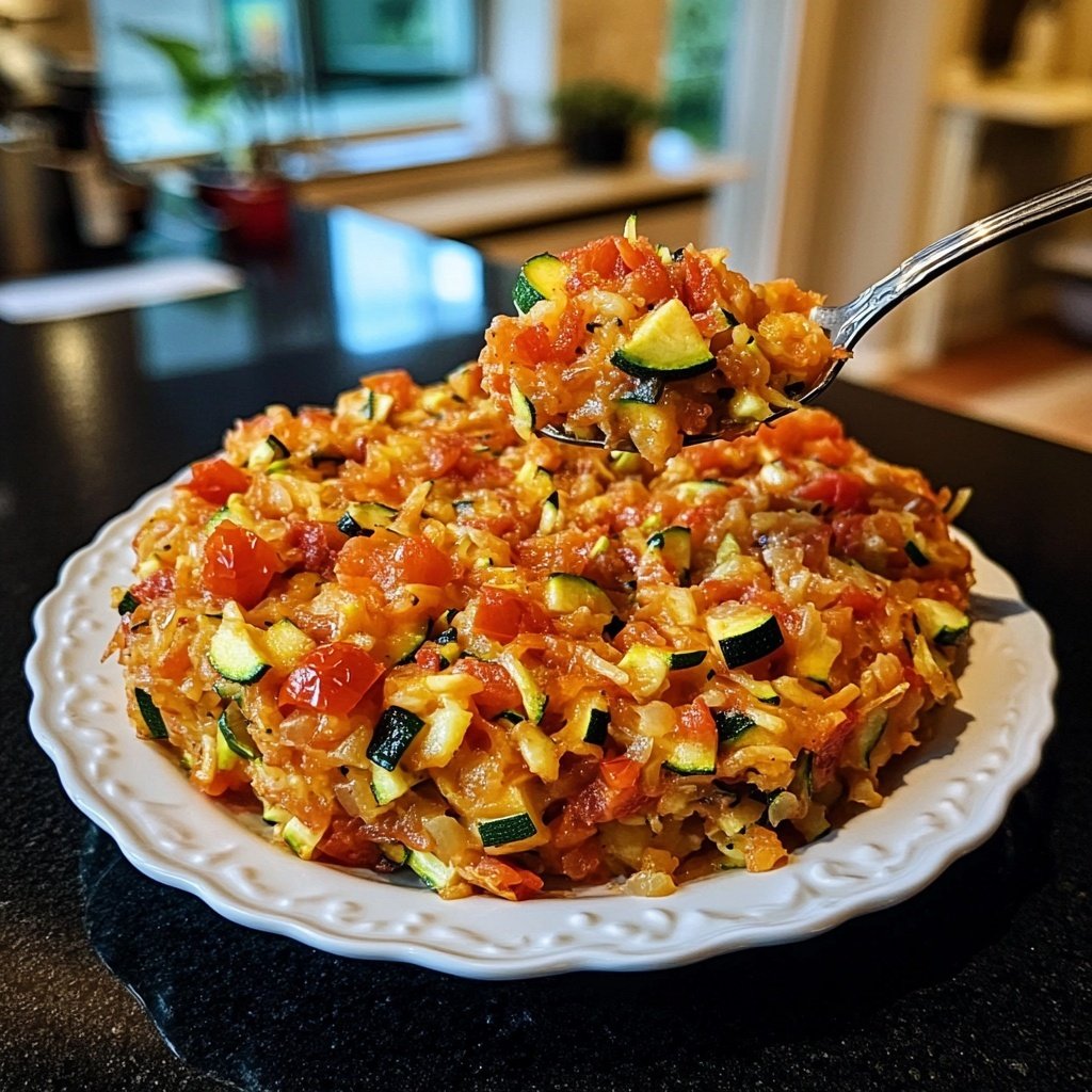 Zucchini-Tomaten-Reis