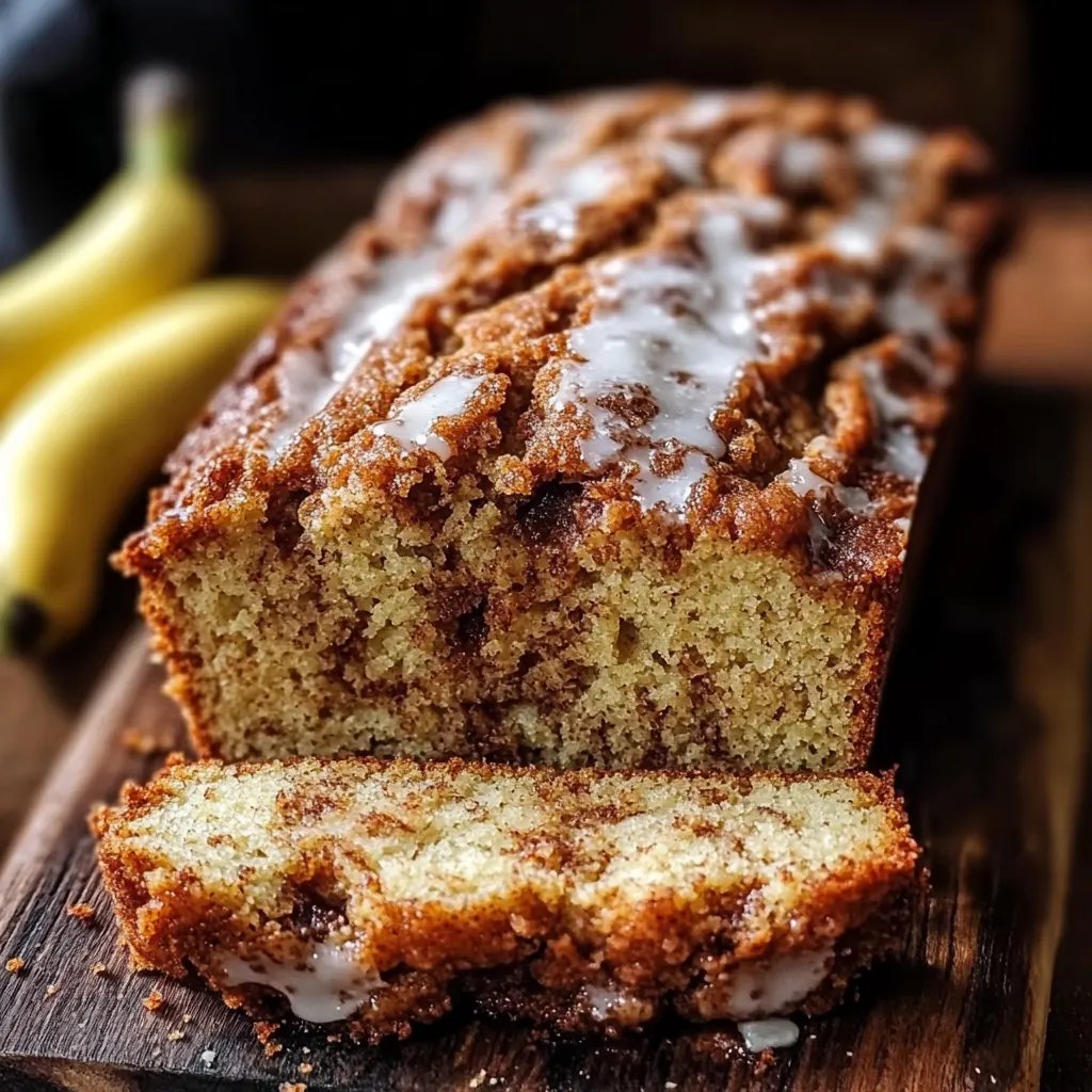 Hausgemachtes Zimt-Schnecken-Bananenbrot