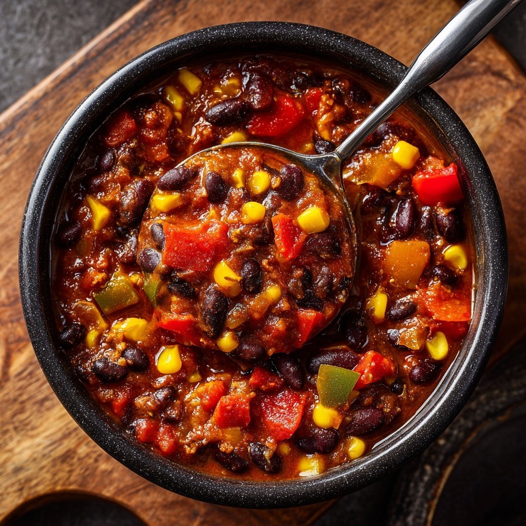 Chili sin Carne mit Mais